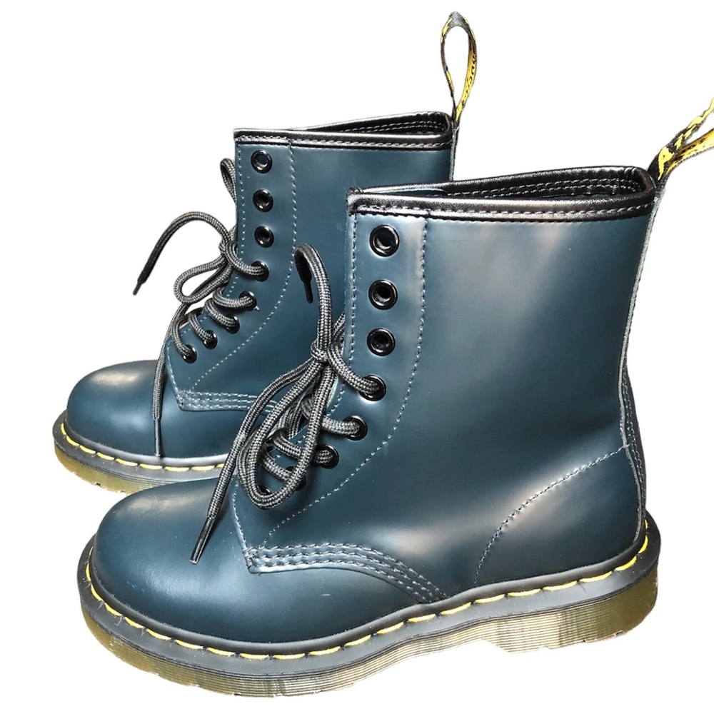 NEW Dr. Martens 1460 Smooth Leather Navy Boots Size 5
